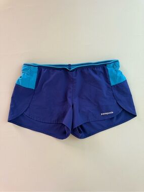 Patagonia Strider Pro Running Shorts Cobalt Blue Women’s MEDIUM